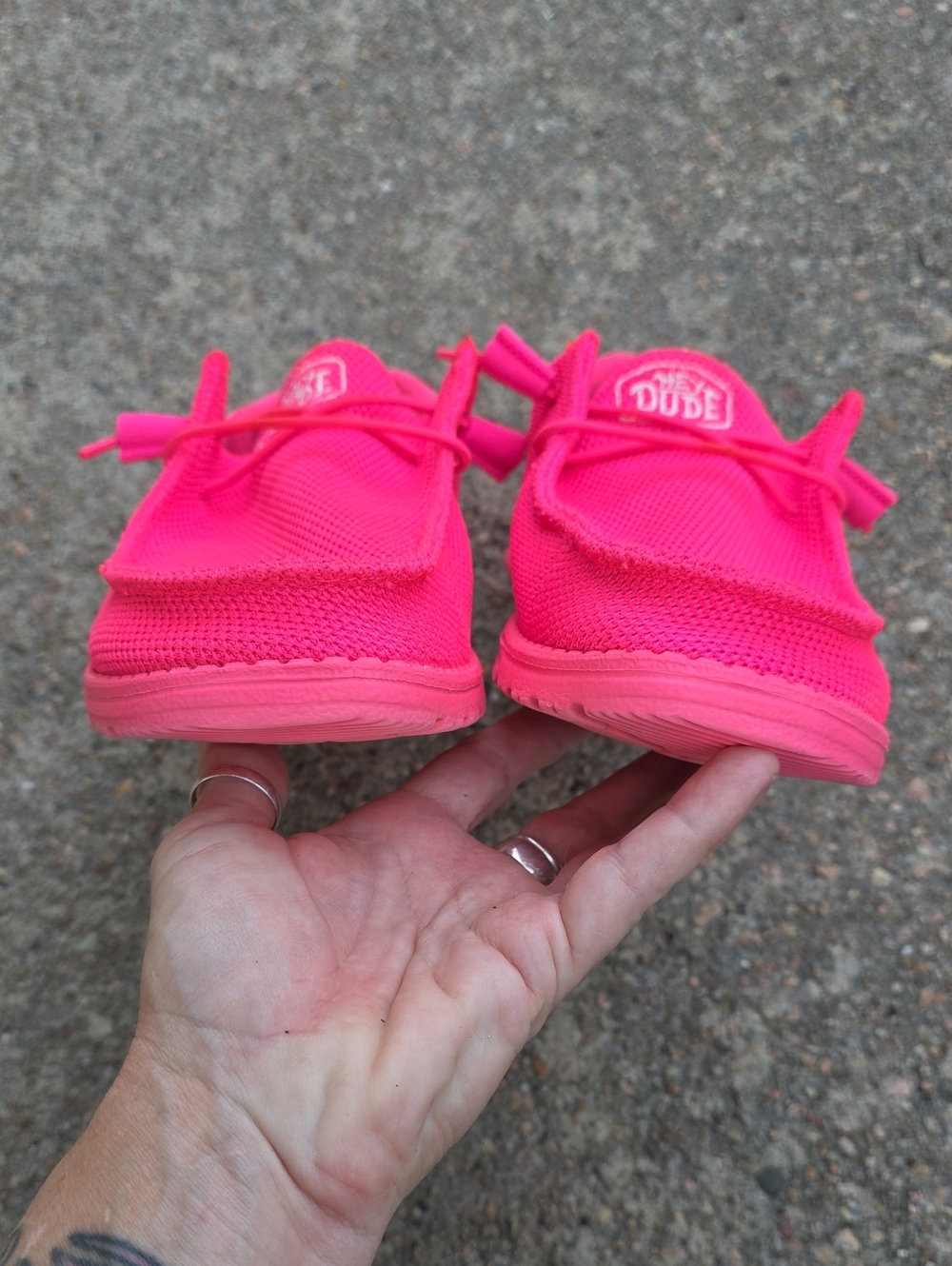 Hey Dude Wendy Funk Mono Electric Pink Casual Slip-On Shoes Size 8 - Picture 7 of 13